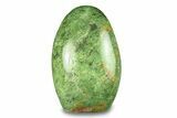 Free-Standing, Polished Green Chrysoprase - Madagascar #293405-1